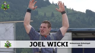 Joel Wicki am Bergschwinget Schwarzsee 2015 [upl. by Stauffer]