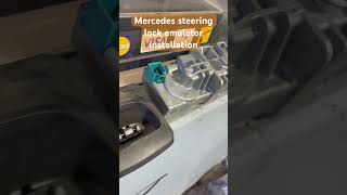 Mercedes ESL steering lock removal and emulator programming [upl. by Emery]