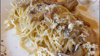 Паста в сливочном соусе Курица с грибами в сливочном соусе Паста с курицей Spaghetti [upl. by Etsyrk717]