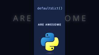 Why is defaultdict in python so useful coding python programming pythonprogramming software [upl. by River88]