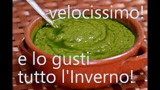 Pesto alla Genovese in pochi minuti per tutto lInverno [upl. by Gottfried]