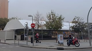 🇪🇸Hielo ❄ Pista de Patinaje sobre el Hielo en Entrevias  Vallecas casi listo 👌😯⁉️ gratis [upl. by Aborn412]