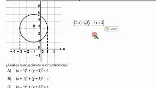 Ecuación de una circunferencia  Bachillerato [upl. by Zales]