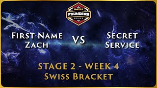 SMITE 2 Founders Series  Stage 2 Swiss  NA Week 4  Secret Service vs First Name Zach [upl. by Aramot]