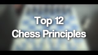 13  Top 12 Chess Principles  Chess [upl. by Krucik]