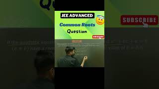 🎓 Quadratic Equations Common Roots 🔍 JEE PYQjeemains jeeadvanced quadraticequations [upl. by Asiole23]