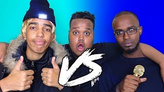 EPIC 1V1 RAP BATTLE  DARKEST MAN V YOUNG LAMPOST [upl. by Ihab]