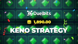 I tried the BEST KENO STRATEGY on Duelbits [upl. by Nallek933]