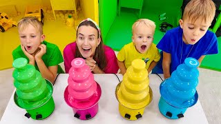 Vlad and Niki Four Colors Playhouse Challenge and more funny stories for kids [upl. by Rojam]