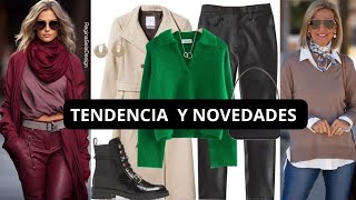 MODA TENDENCIA NOVEDADES PARA OTOÑO INVIERNO 20242025 PARA MUJERES CHIC [upl. by Cigam]