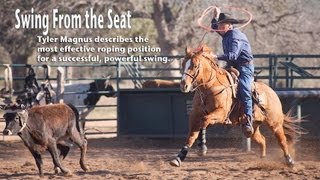 Swing From the Seat Team Roping Tip [upl. by Thetes]