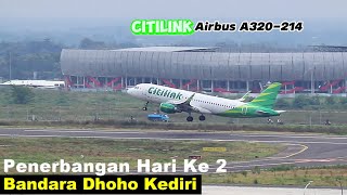 Bandara Dhoho Kediri Hari Ini Penerbangan Ke 2 Citilink Dari Jakarta Ke Kediri  09042024 [upl. by Ramos890]