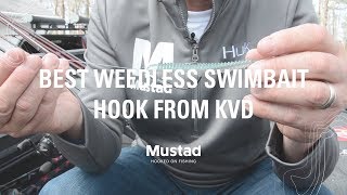 Best Weedless Swimbait Hook from KVD  Mustad Fishing [upl. by Quincey904]