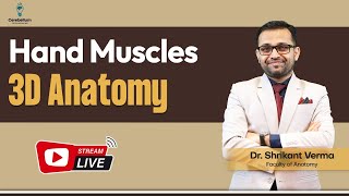 Incredible First Prof Pack 3D Anatomy  Hand Muscles by Dr Shrikant Verma [upl. by Ceporah]