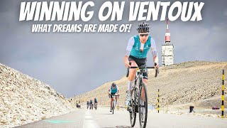 I WON the MONT VENTOUX GRAN FONDO  Race Tactic and Power Analysis [upl. by Nirac]