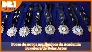 Posse de novos acadêmicos da Academia Brasileira de Belas Artes [upl. by Haidabez]