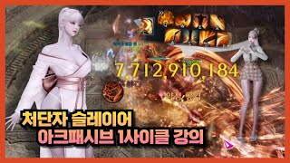 Lost Ark 처단자 슬레이어 아크패시브 1사이클 세팅 강의 [upl. by Carrie]