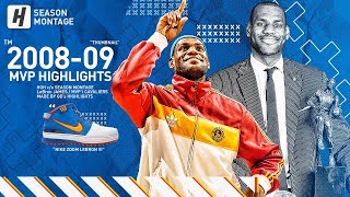 LeBron James BEST MVP Highlights amp Moments from 200809 NBA Season UNREAL Plays Total Domination [upl. by Eibrik]