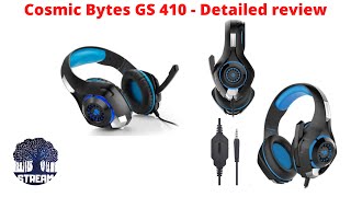 Cosmic byte GS410 Gaming Headphones Review English Stream Switch  The Review Channel [upl. by Ulland]