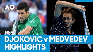 Novak Djokovic vs Daniil Medvedev Match Highlights F  Australian Open 2021 [upl. by Loralee]