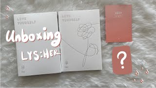 BTS LOVE YOURSELF HER O VERSION  UNBOXING  ESPAÑOL [upl. by Assetal560]