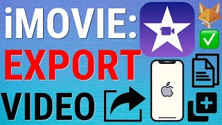 How To Export iMovie Videos on iOS 2024 [upl. by Conni]