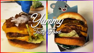 Yummy Tasty Food  Cheese Burger Recipe  Oddly Satisfying Video  Cooking Video Street Food shorts [upl. by Lenssen310]