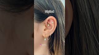 Created vs Style Ears  Assolari Cartilage Earrings amp Ear Piercings [upl. by Adikram359]