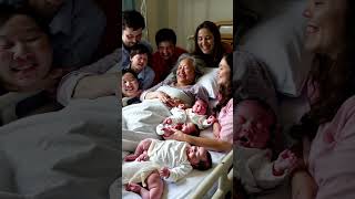 Middleaged woman gives birth to multiple babies and the family is a state of joyshorts [upl. by Yearwood]