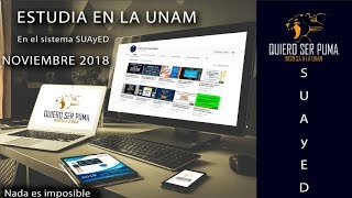 Estudia en la UNAM sistema SUAyED  EXAMEN NOVIEMBRE 2018 [upl. by Ck992]