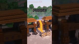 Minecraft Build Ideas  Blacksmith shorts minecraft minecraftbuild [upl. by Gisella]