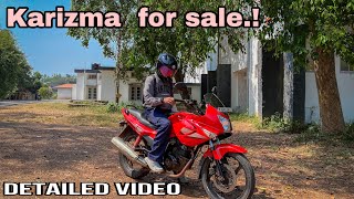 Karizma for sale 🏍️ Malayalam  2009 model fully restored Karizma🙌🙌 detailed video… [upl. by Wandis]