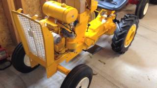 12  Cub Cadet Tractor Restoration  Engine first start [upl. by Eardnoed]