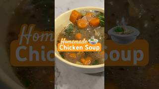 Make Homemade Chicken Soup 🍲 Food Cooking Recipe Shorts ComfortFood Fall Winter [upl. by Eadahc]