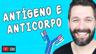 ANTÍGENO E ANTICORPO  Imunologia  Biologia com Samuel Cunha [upl. by Dellora]