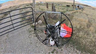 What Happens If You Fly In A CRAZY GUST FRONT On A Paramotor Dell Schanze [upl. by Addis]