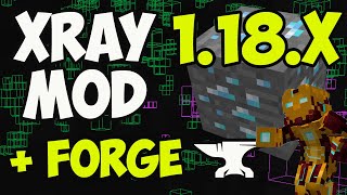 ADVANCED XRAY MOD 1182 minecraft  how to download amp install xray with FORGE 1182 [upl. by Higgins554]