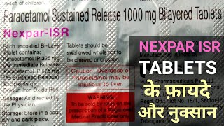 Nexpar  ISR Tablet Paracetamol Sustained Release 1000 Mg Bilayered Tablets Medicines Adda [upl. by Cassidy]