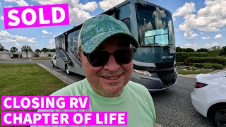 Sold our RV Tiffin Motorhome 😎 RV Lots near The Villages Florida 🌴 [upl. by Attaynik658]