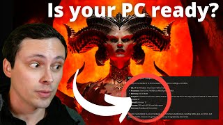 Diablo IV PC System Requirements Analysis [upl. by Baalman]