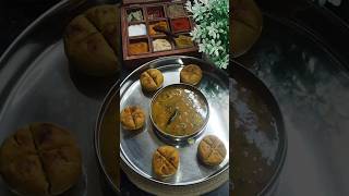 Dall battii 😋😋tastyfood cooking recipe rajhasthan trendingshorts [upl. by Basilio]