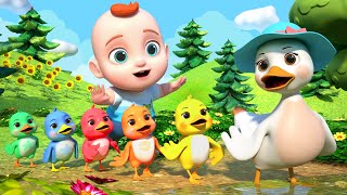 Cinco Patitos  Música Para Niños  Leo en Español [upl. by Jim244]