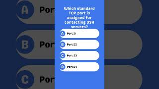 Which standard TCP port is assigned for contacting SSH servers [upl. by Downs]