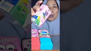 PUDING SUSU KOTAK CIMORY TAYO  CLEVO  VIDORAN XMART  ULTRA MILK mukbang asmr pudingsusukotak [upl. by Rozella]