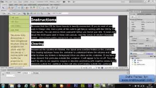 Dreamweaver CS6 Dersleri  Ders 1 wwwomerbozalancom [upl. by Burkhard]