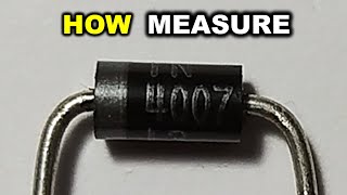 How to test a rectifier diode with a digital multimeter [upl. by Durning]