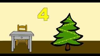 Kleuren leren en tellen peuters kleuters kinderfilmpje kerstboom versieren [upl. by Aip489]