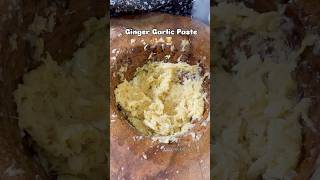 Freshly grounded Ginger Garlic paste 👩‍🍳🧄🫚Gingergarlicpaste AmmaNerpinaVantalu [upl. by Euh]