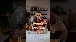 Peach iced tea ايسد تي بالخوخ 🍑 [upl. by Ribal230]