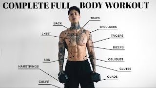 Complete 10 Min Full Body Workout  Dumbbells Only [upl. by Hulbig]